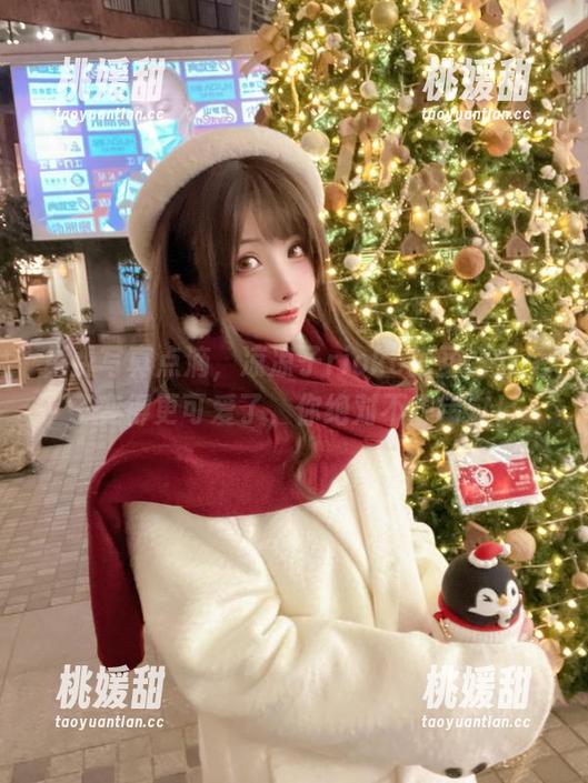 免费写真点滴，凉凉子rioko把圣诞节兔子变得更可爱了，你绝对不想错过！