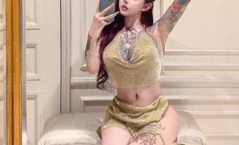 微密圈 – 希希Gina的旗袍写真：这颜色真适合她，不是我说的，是心跳！
