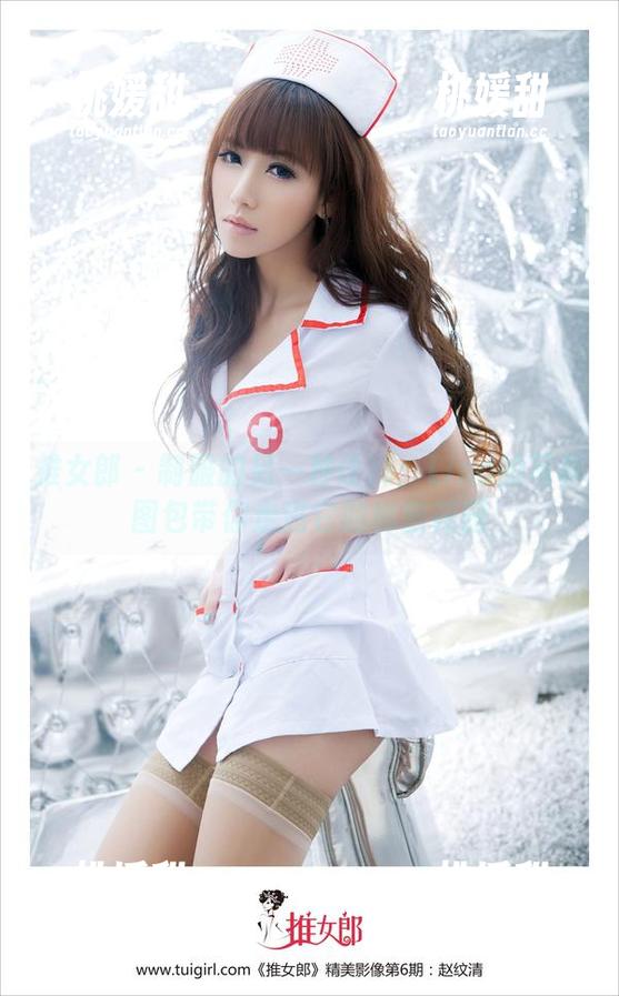 推女郎 - 制服的另一种诠释：Lina的写真图包带你走进它的秘密花园